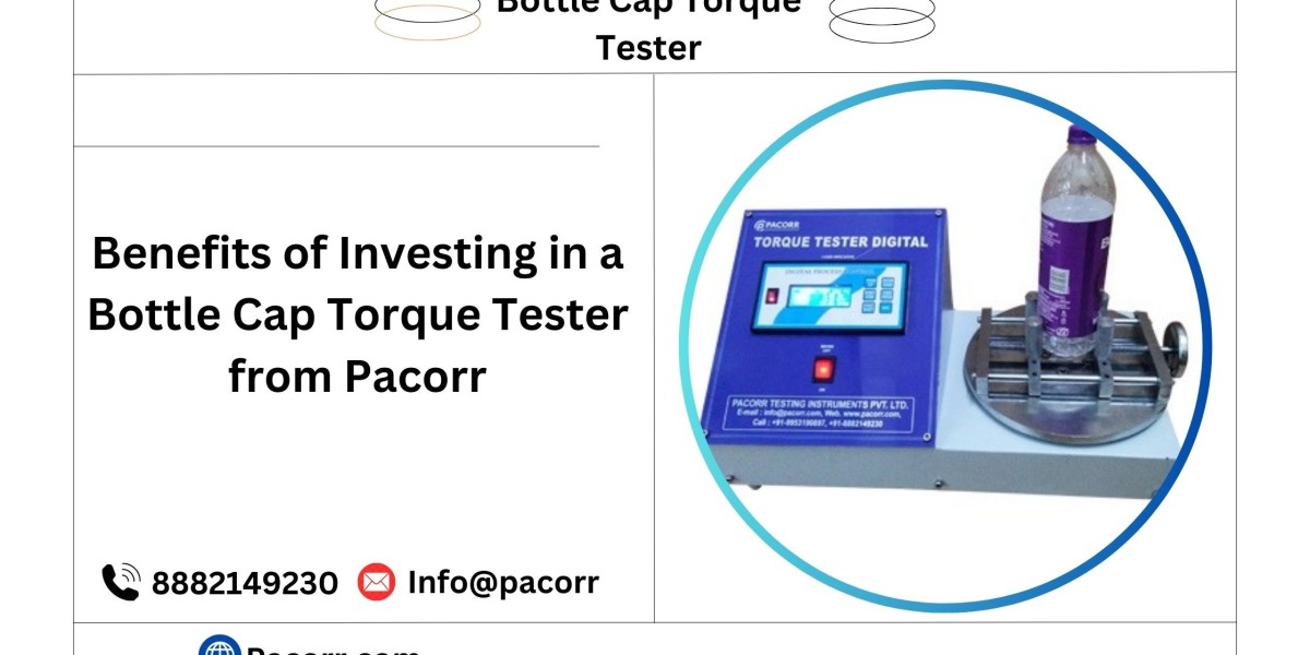 Bottle Cap Torque Tester Ensuring Perfect Packaging with Pacorr